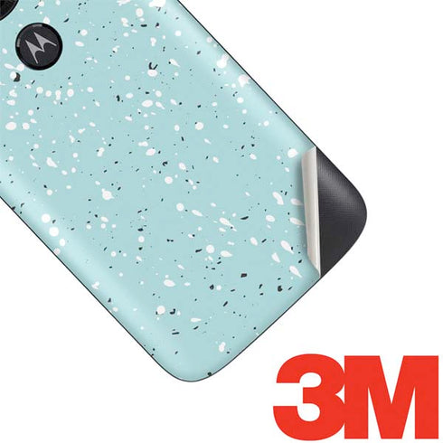 Mint Speckled Moto E5 Play Skin